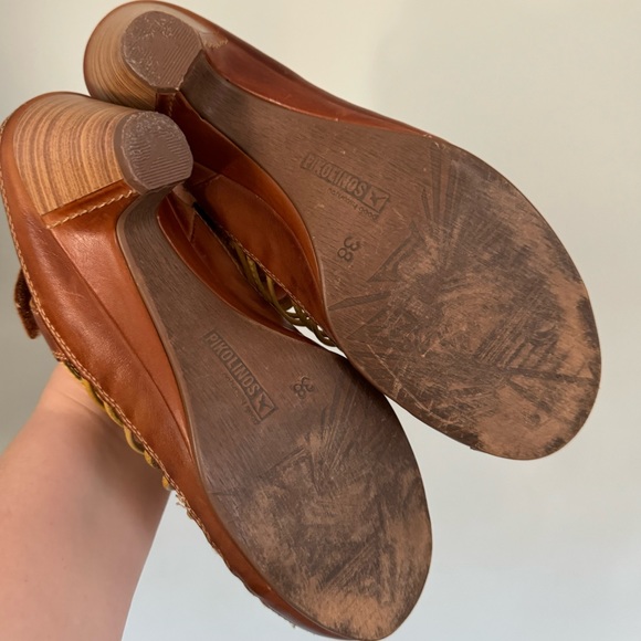 PIKOLINOS Brown and Yellow Sandals - Picture 7 of 8